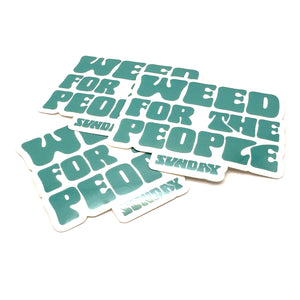 SUNDAY 'Weed For The People' Sticker 3-Pack